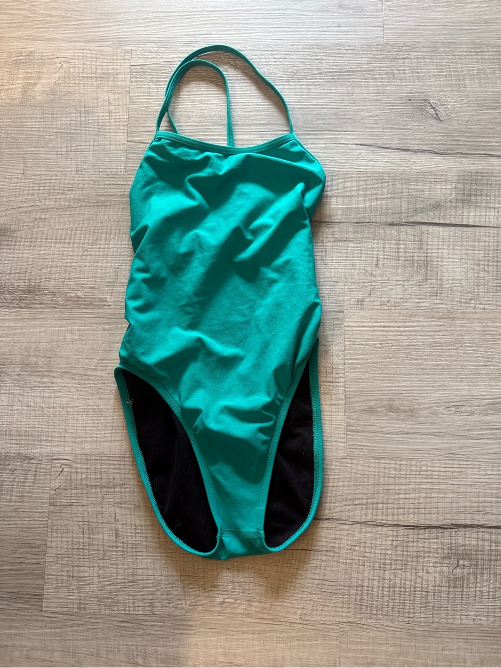 Jolyn Teal One-Piece Swimsuit Size 30